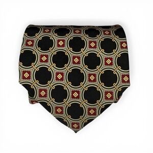 Paolo Gucci Vintage 1980's Tie Hand Made In Italy 100% Silk Equestrian 60"